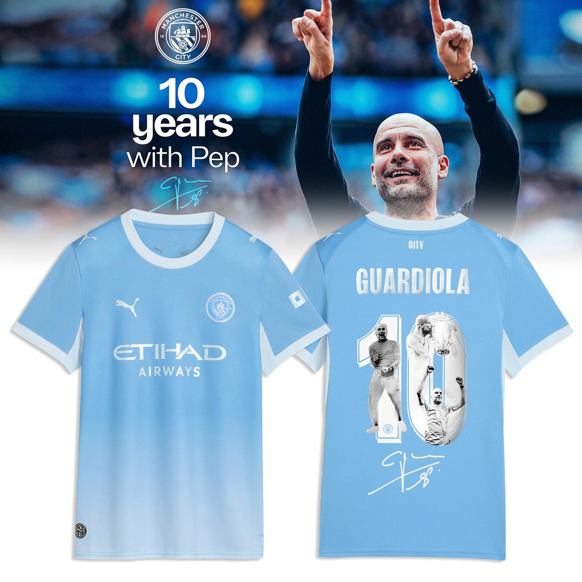 _Man City Thank You Pep Limited Edition Jersey
