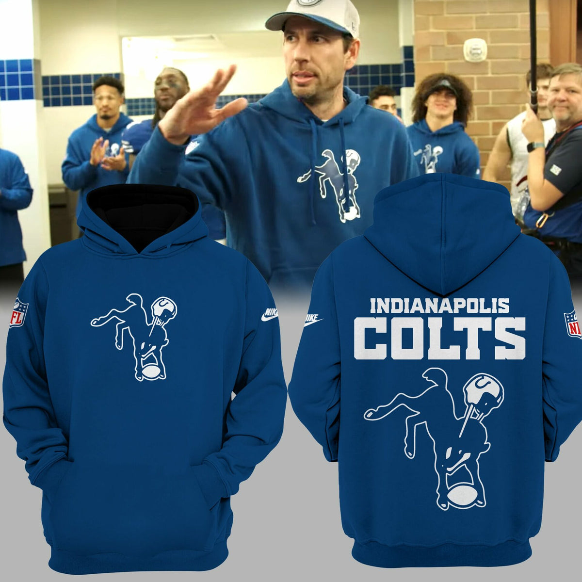 Indianapolis Colts Limited Hoodie-PU1026241033