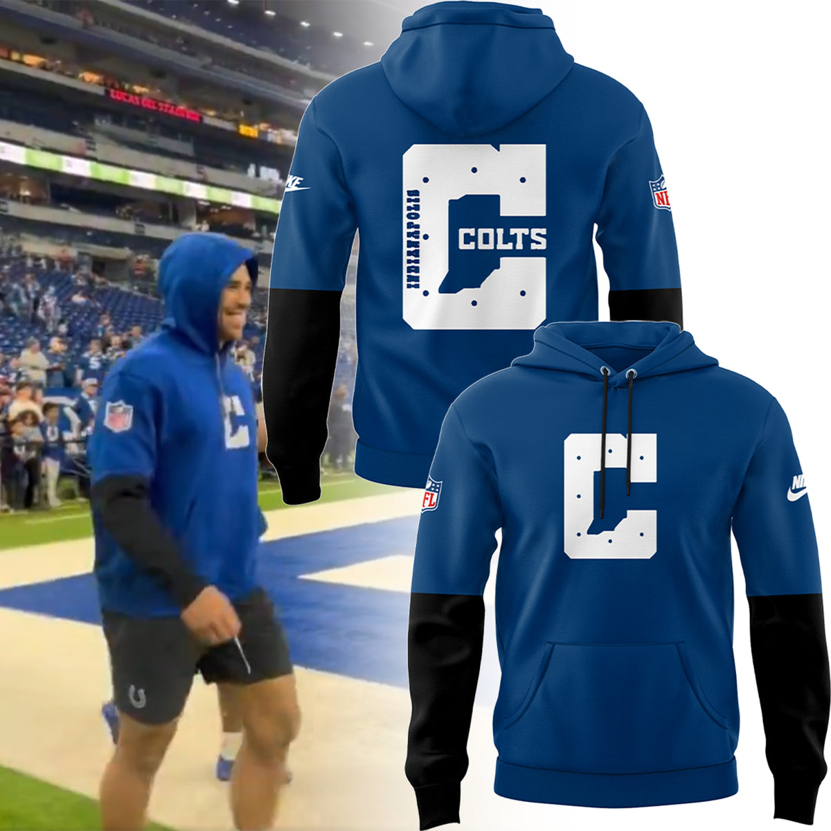 Indianapolis Colts Limited Hoodie-PU1125242301