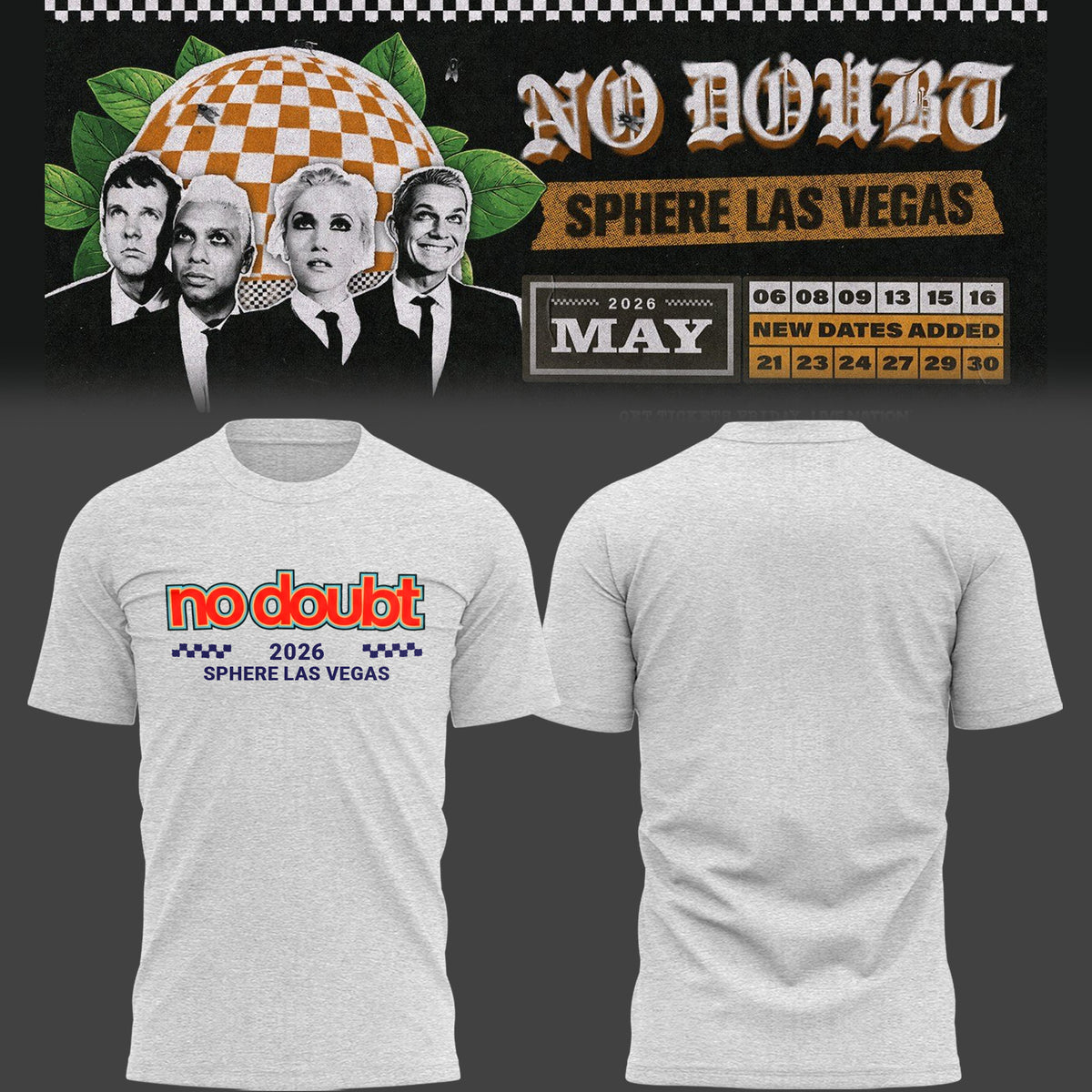 Limited Edition N. Doubt Live at Sphere 2026 Shirt-PU26050837