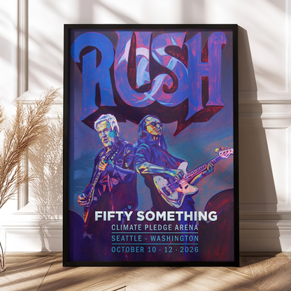 Limited Edition Fifty Something Tour 2026 Poster