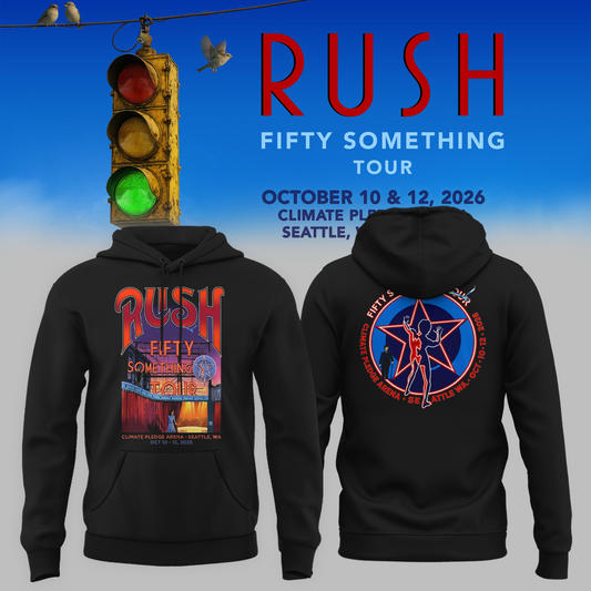 🔥 Rush “Fifty Something Tour 2026” Hoodie