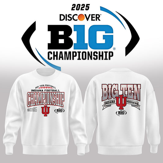 🔥 Indiana Hoosiers – 2025 Big Ten Champions Sweater 🔥