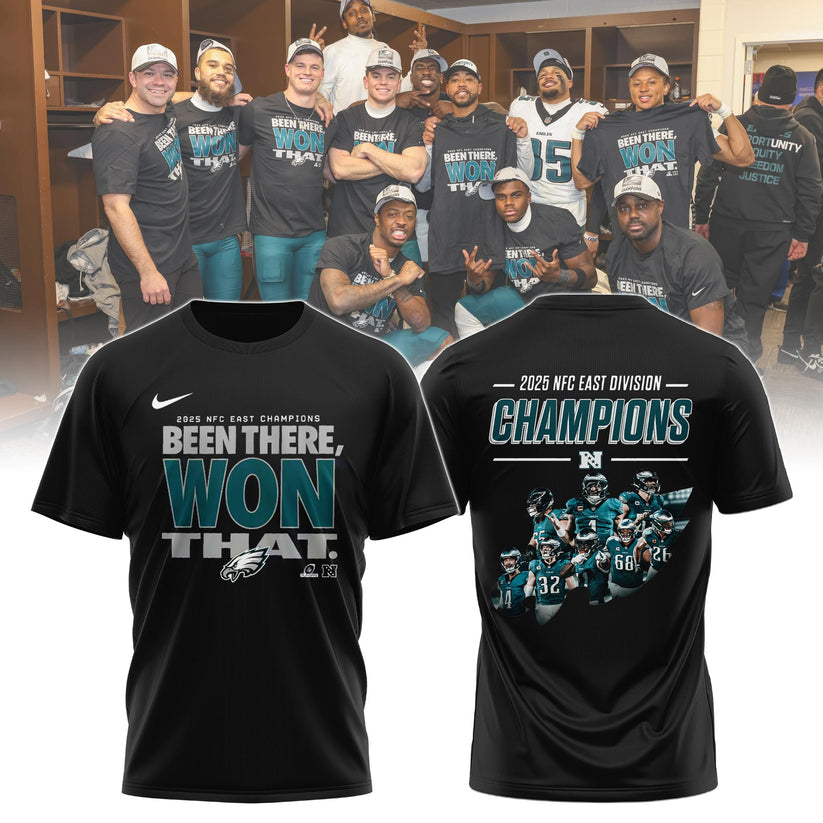 Philadelphia Eagles Back-to-Back NFC East Champions | Limited Edition T-shirt