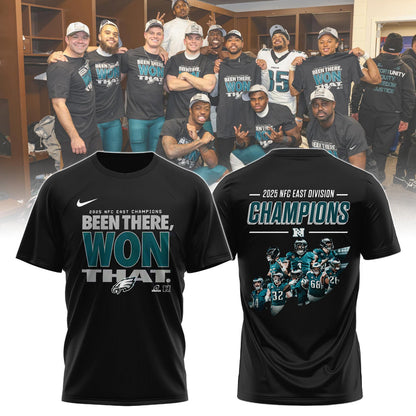 Philadelphia Eagles Back-to-Back NFC East Champions | Limited Edition T-shirt