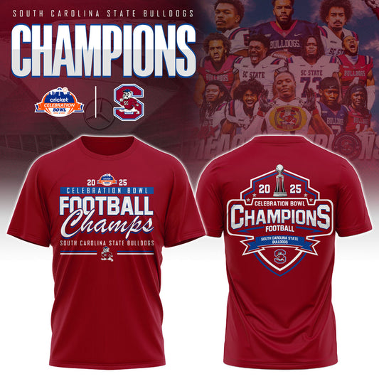 South Carolina State Champions Red T-Shirt + Unisex Limited Style