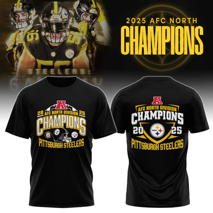, PIT 2025/26 AFC North Champions Tshirt Limited Edition