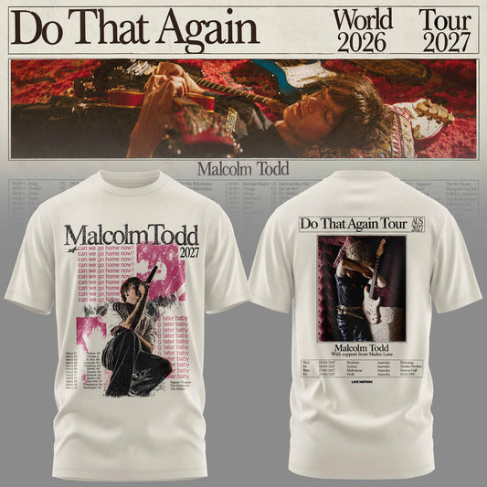 MALCOLM TODD DO THAT AGAIN WORLD TOUR TEE