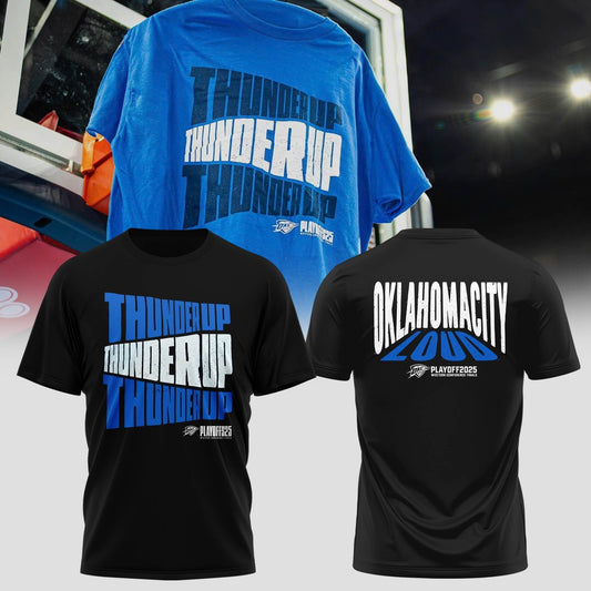 The 2025 Oklahoma City Thunder playoff T-Shirt