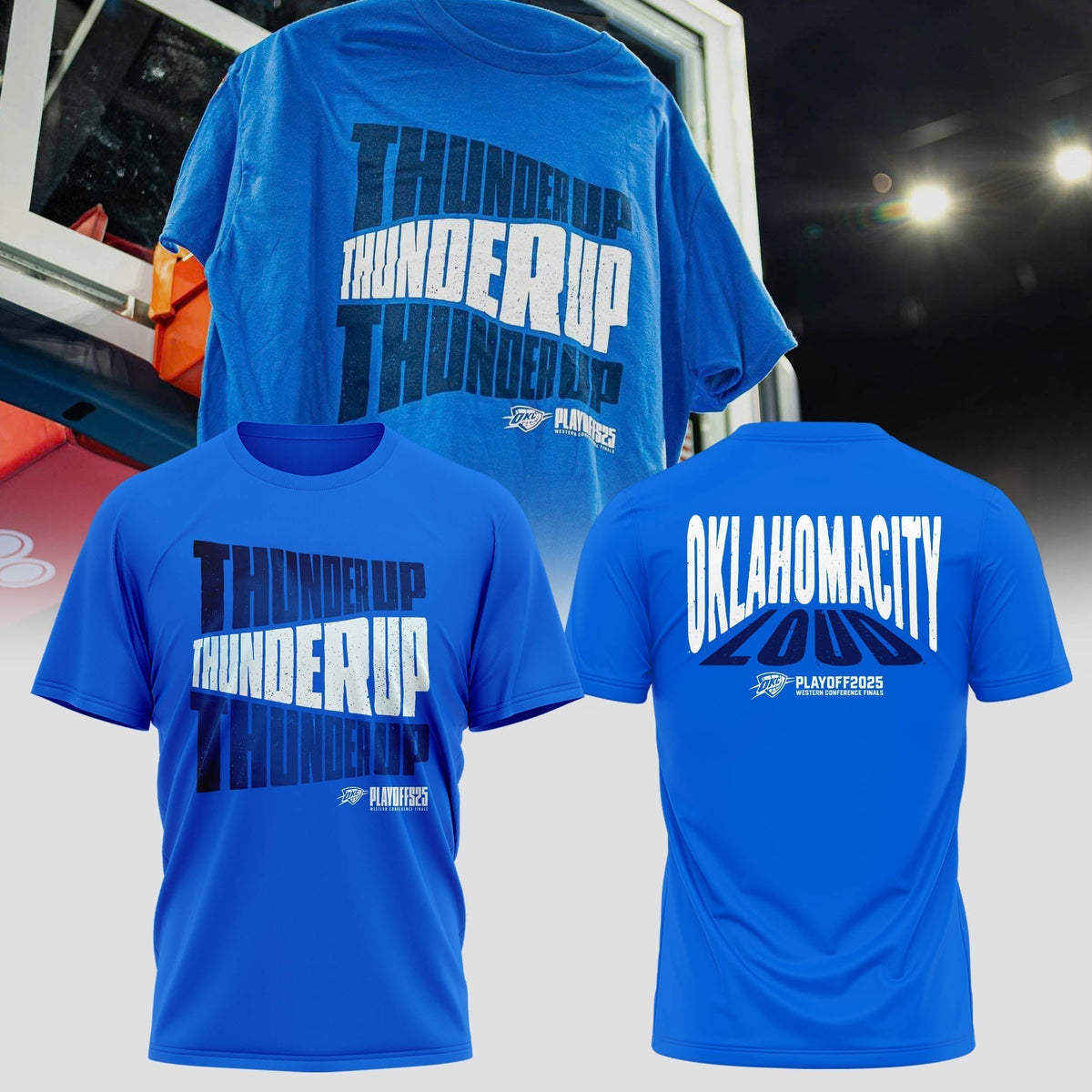 The 2025 Oklahoma City Thunder playoff T-Shirt