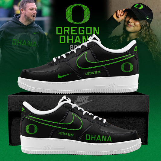 Oregon Ducks Ohana 2025 Custom AF1 Sneaker