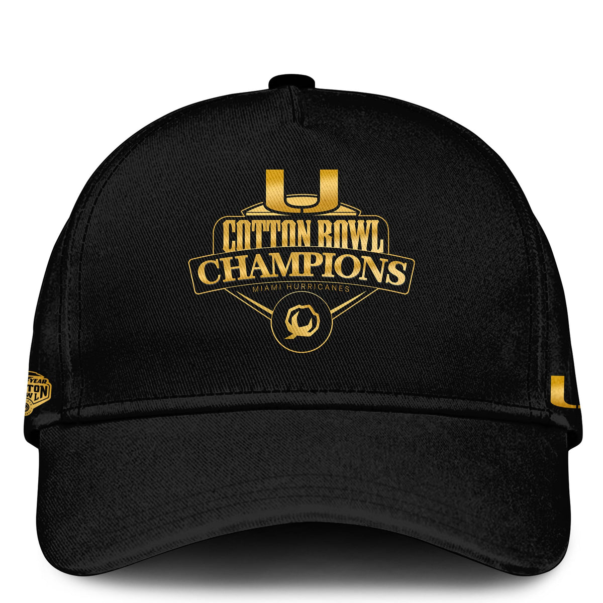UM Hurricanes Football Cotton Bowl Champions Special Tshirt Limited Edition
