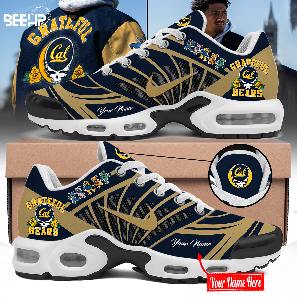 Limited Edition Cal Football x Grateful Dead New Sneaker