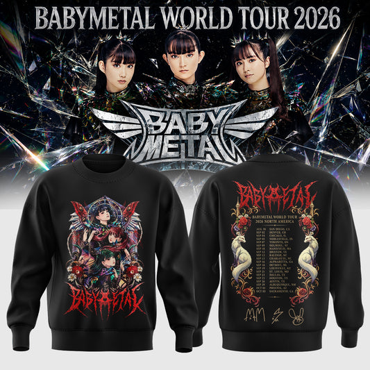 BABYMETAL “WORLD TOUR 2026” Signature Limited Edition – Sweatshirt