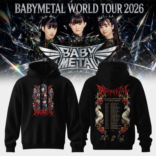 BABYMETAL “WORLD TOUR 2026” Signature Limited Edition – Hoodie