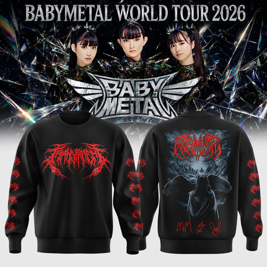 BABYMETAL “WORLD TOUR 2026” Signature Limited Edition – Sweatshirt