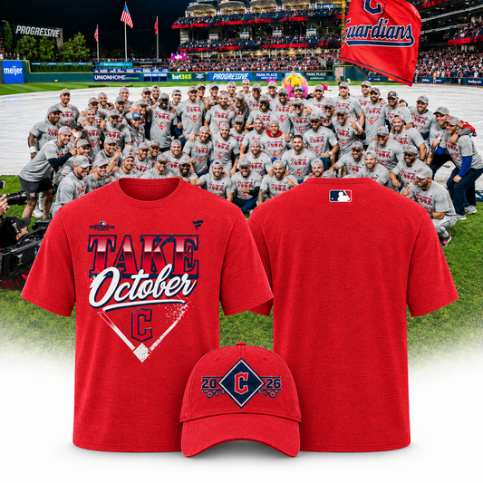 Cleveland Guardians 2026 Take October Tshirt Limited Edition