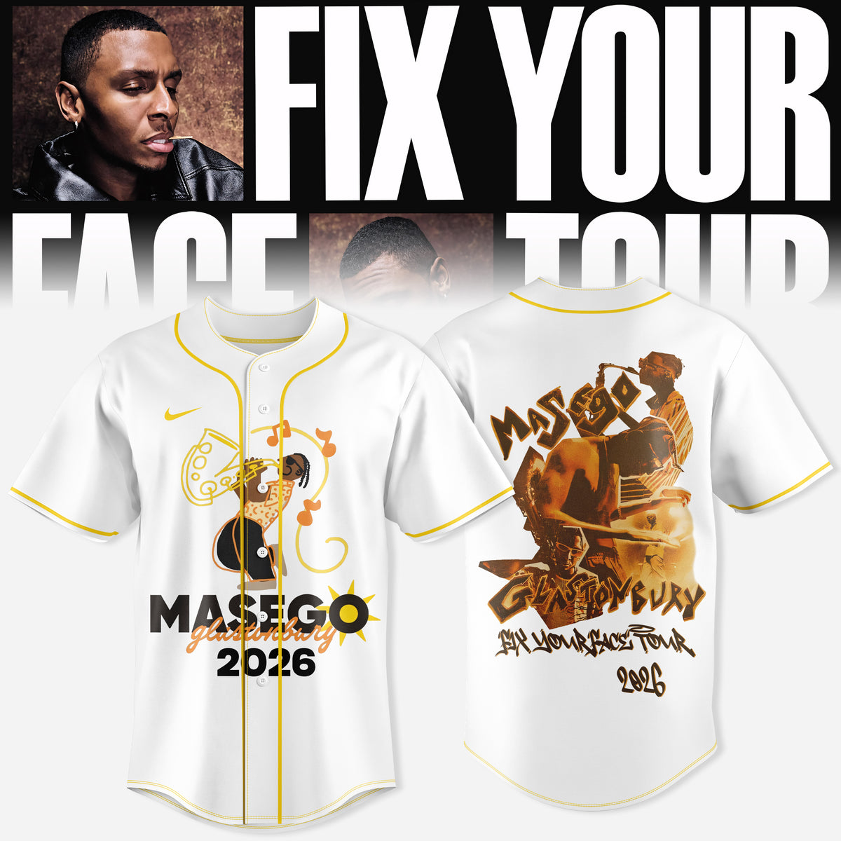 _MASEGO – FIX YOUR FACE TOUR JERSEY