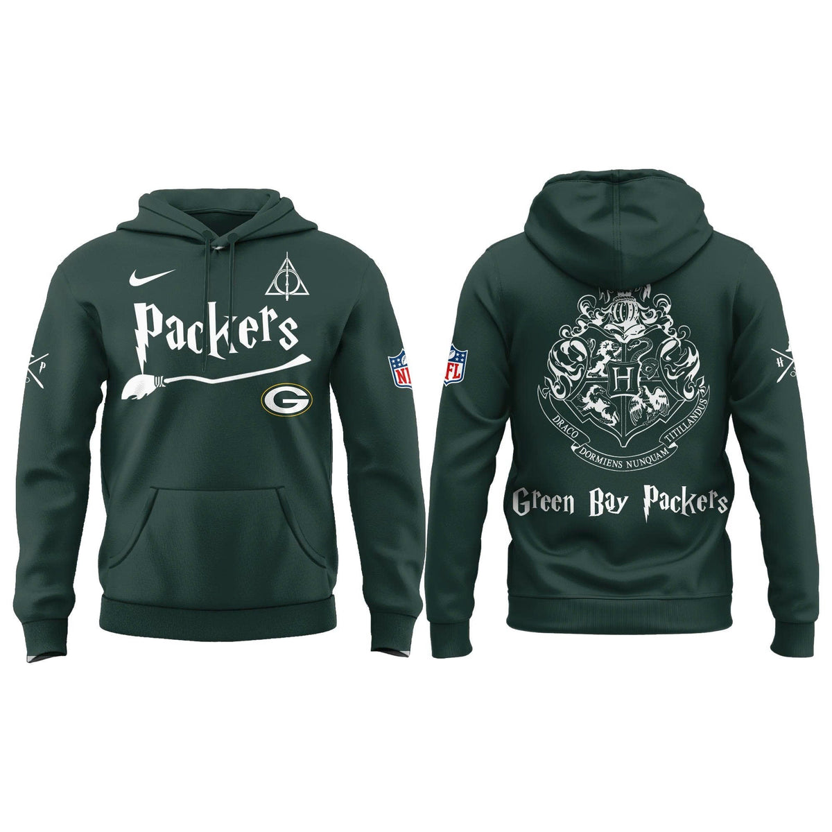 Green Bay Packers Harry Potter Hoodie | Jogger | Cap