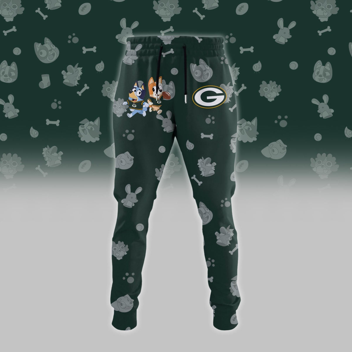 Green Bay Packers x Bluey Night Limited Hoodie | CZ24
