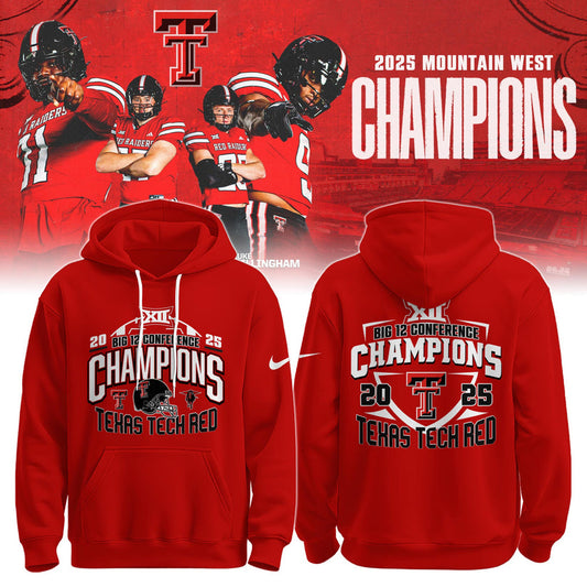 _TT Football 2025 Big 12 Conference Champs Hoodie V2