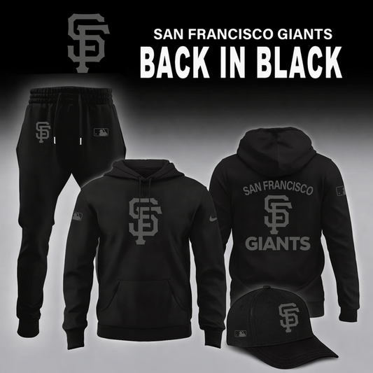 San Francisco Giants 2026 Back In Black Limited Edition Hoodie