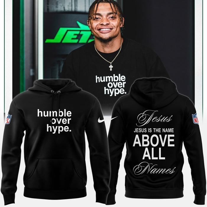 New York Jets QB Justin Fields Jesus Hoodie