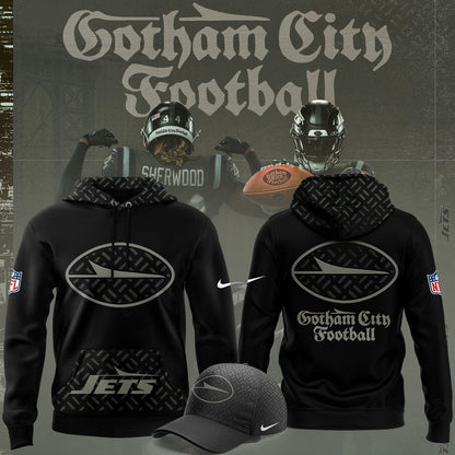 New York Jets 2025 Rivalries “Gotham City Football” Hoodie