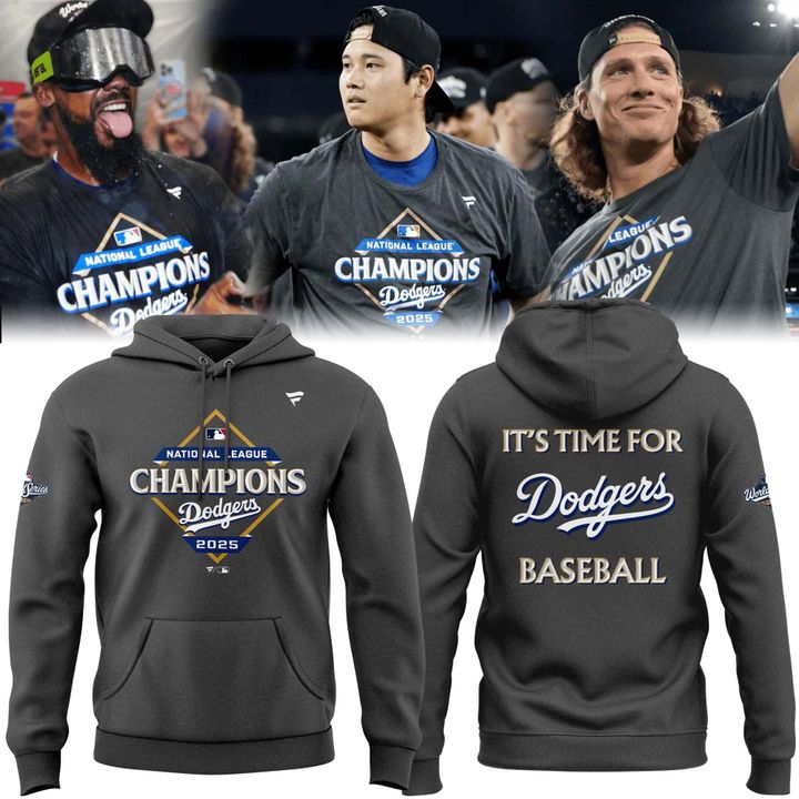 2025 Dodgers National League Champions Hoodie