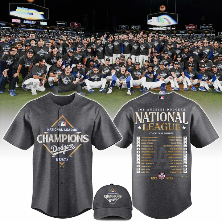 2025 Los Angeles Dodgers NATIONAL LEAGUE CHAMPIONS 2025 Jersey