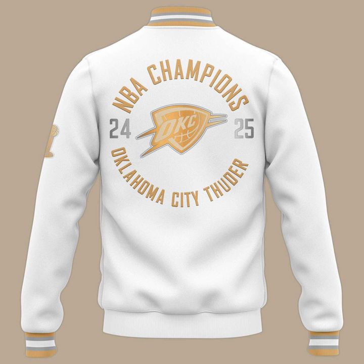 Oklahoma City Thunder's 2025 Ring Ceremony Jacket