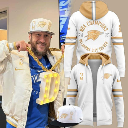 Oklahoma City Thunder's 2025 Ring Ceremony Zip Hoodie