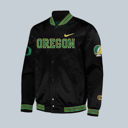 01.Oregon Football Limited Edition Bomber Jacket 2025