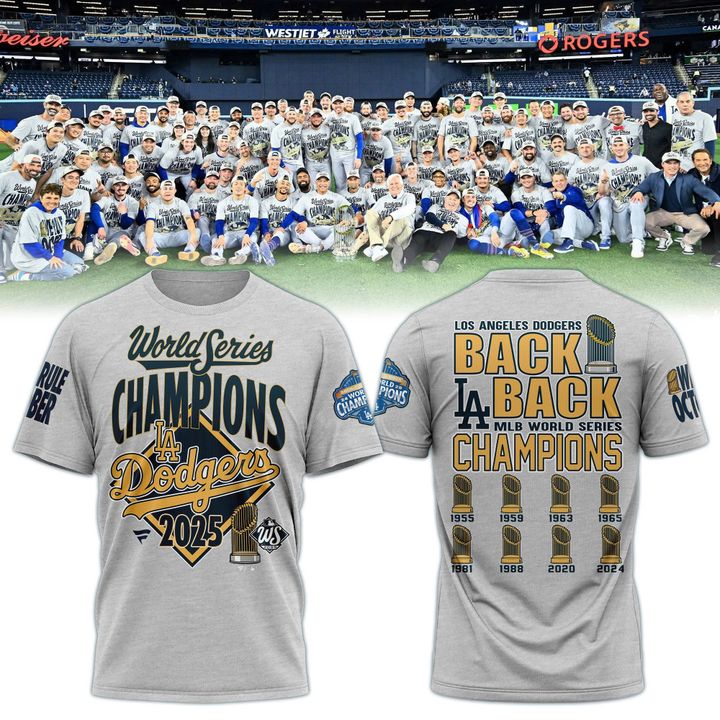 Men's Los Angeles Dodgers World Series Champions T-Shirt