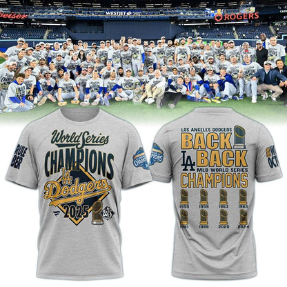 Men's Los Angeles Dodgers World Series Champions T-Shirt