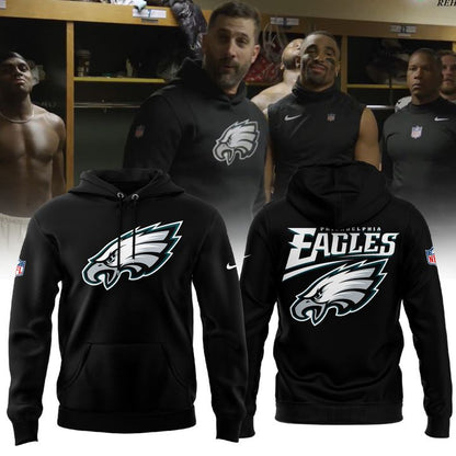 Men's Philadelphia Eagles Black Hoodie
