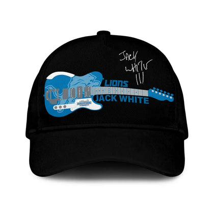 Detroit Lions x Jack White Thanksgiving Halftime Show Black Hoodie - Signature