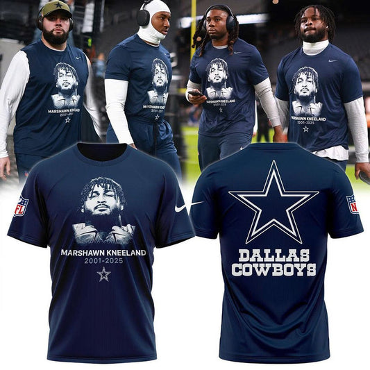Dallas Cowboys 2025 Marshawn Kneeland Thank You Memories 2025 Combo TShirt