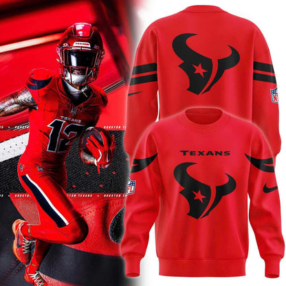 Houston Texans Battle Red 2025 Combo Sweatshirt