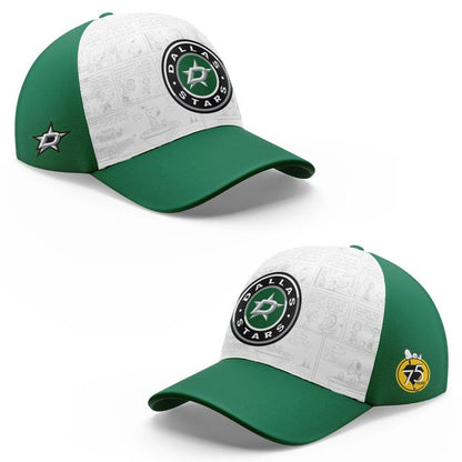 Limited Edition Dallas Stars '' Peanuts Night '' 2025 T-shirt