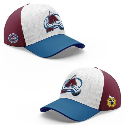 Limited Edition Colorado Avalanche '' Peanuts Night '' Snoopy Hoodie 2025