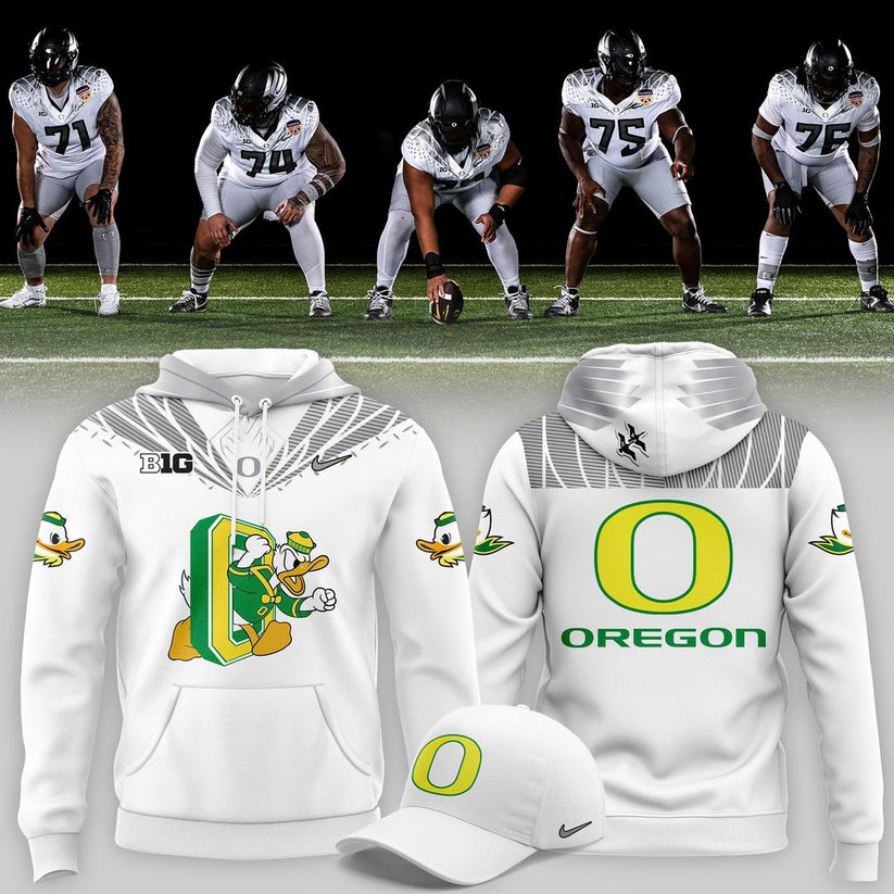Oregon Football Quarterfinals Uniform Combo Hoodie 2025