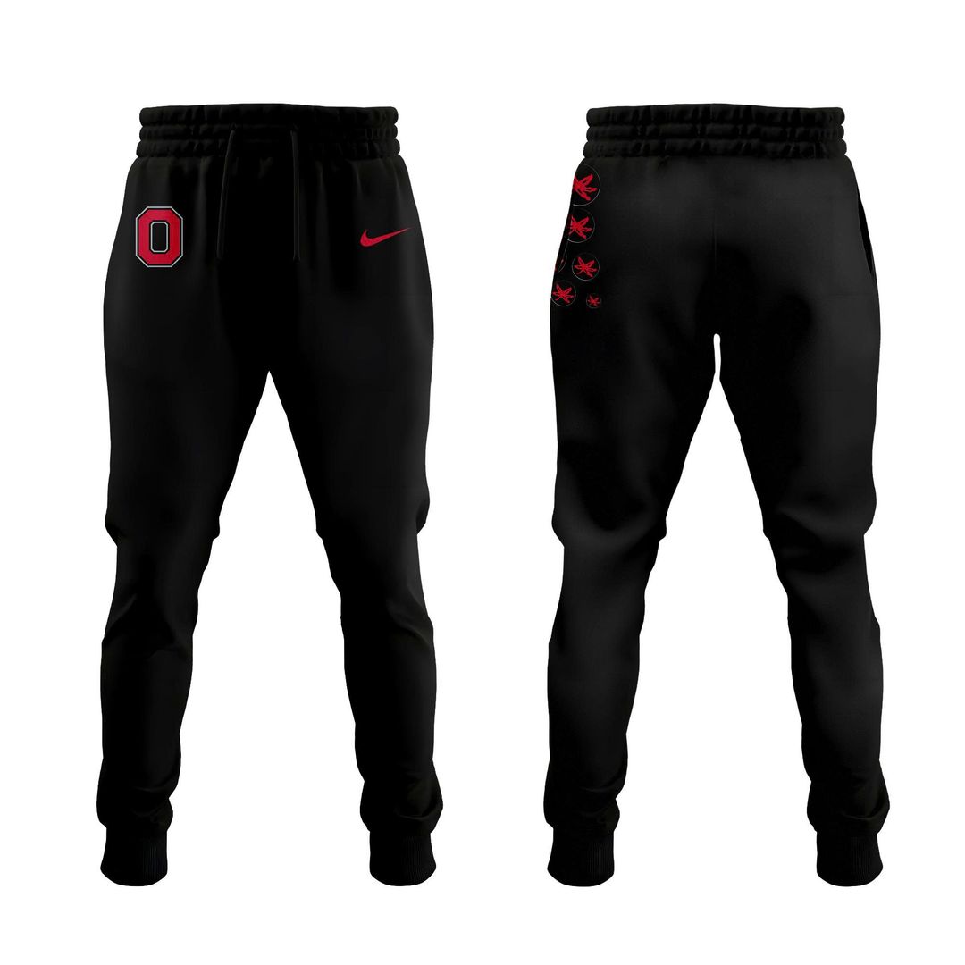 Ohio State Buckeyes Football Blackout Premium T-Shirt