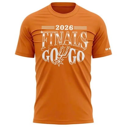 San Antonio Spurs 2026 Finals T-Shirt -Orange
