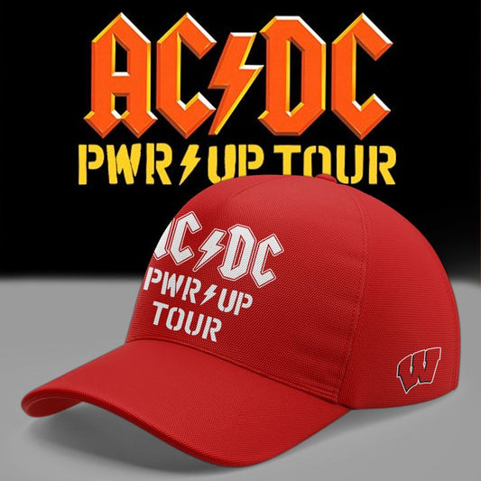 Cap AC/DC x Wisconsin Badgers Football - Power Up Tour 2026 Cap
