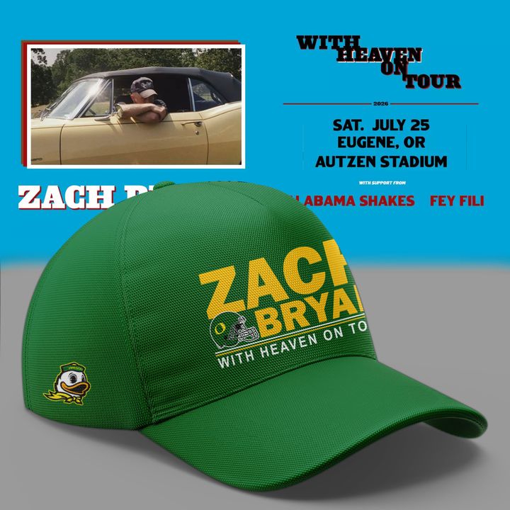 Exclusive Zach Bryan - With Heaven On Tour 2026 T-Shirt