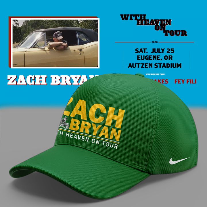Exclusive Zach Bryan - With Heaven On Tour 2026 T-Shirt