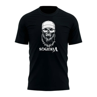 Minnesota Vikings x Luke Combs "skull-beard" Black T-Shirt