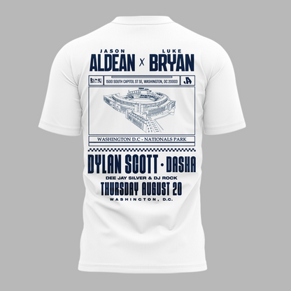 Limited Edition Washington Nationals x Jason Aldean And Luke Bryan T-Shirt