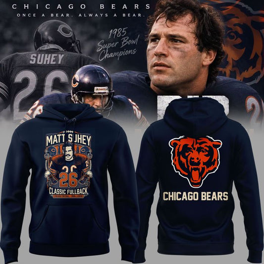 Matt Suhey - Chicago Bears Always and Forever - Thank You For Your Memories Hoodie